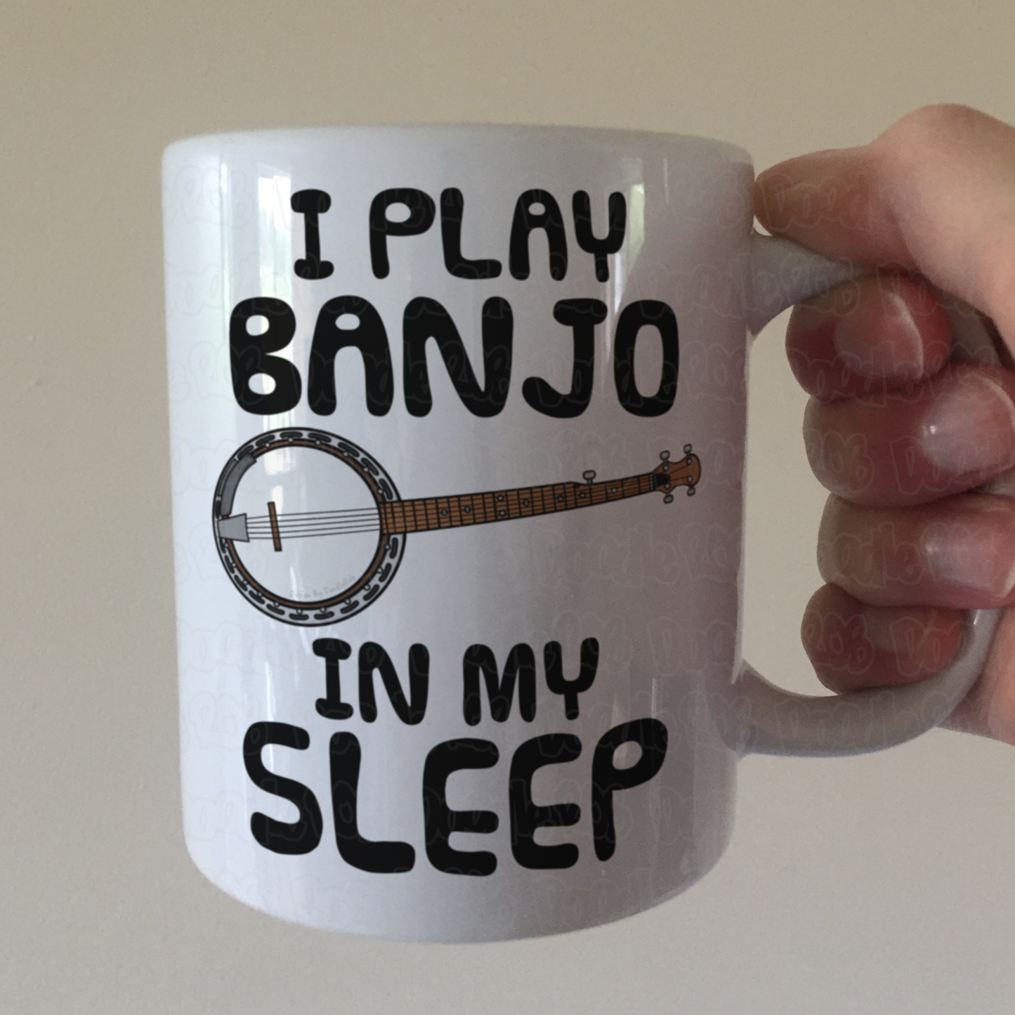 Funny Banjo Mug - I Play Banjo In My Sleep - Banjoist Folk Musician Gift