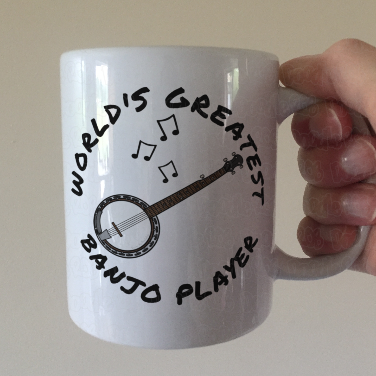 Banjo Mug - World's Greatest Banjo Player - Banjoist Mug - Folk Musician Gift
