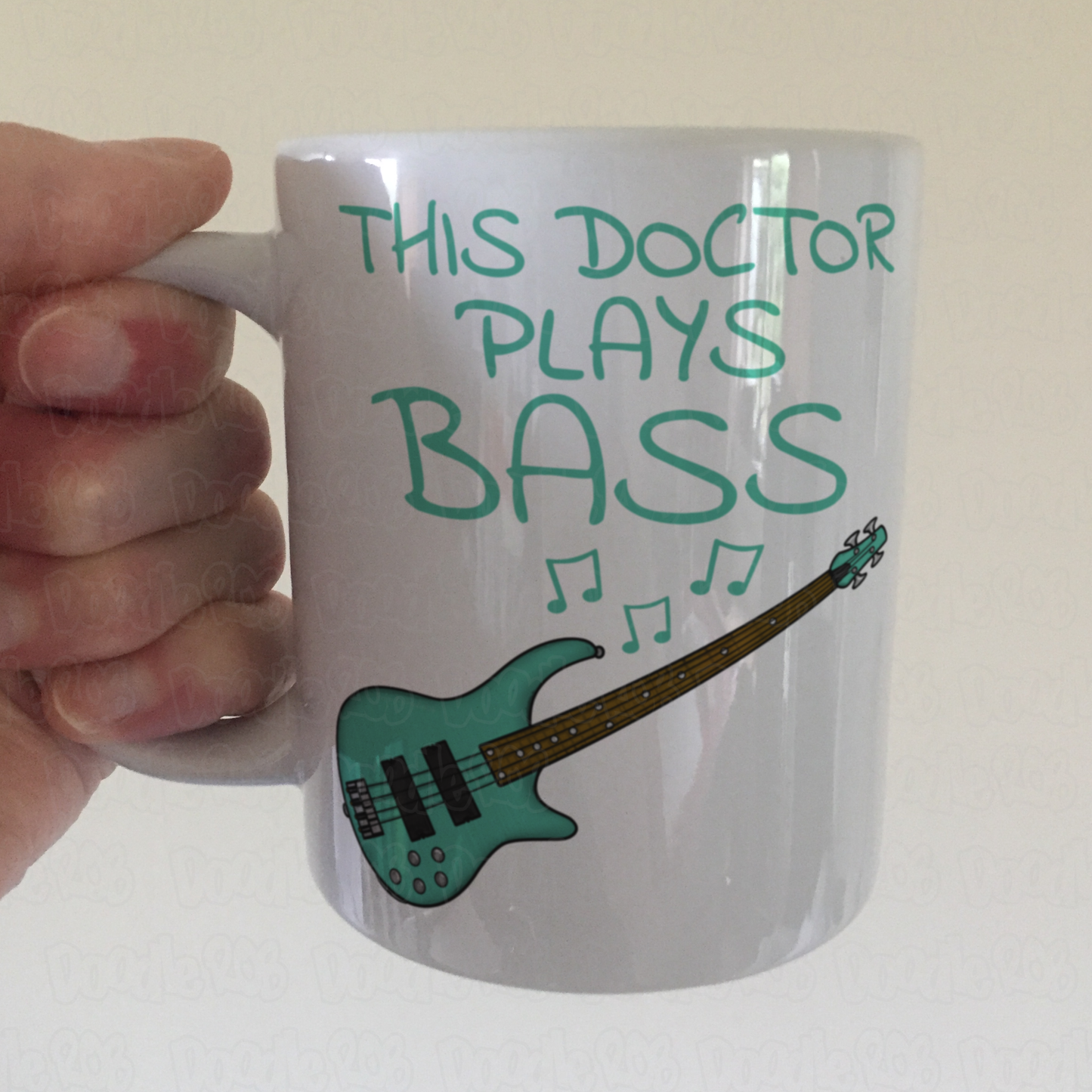 Doctor Bass Guitar Mug - This Doctor Plays Bass - Bassist Gift For Doctor