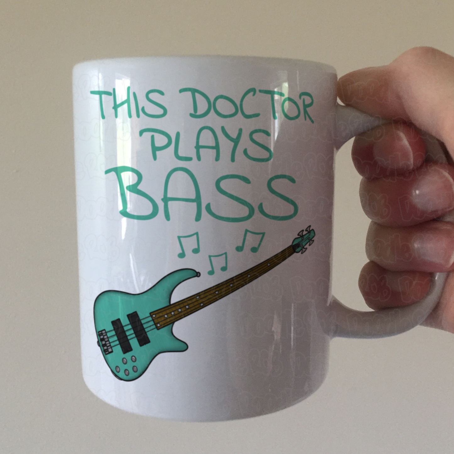 Doctor Bass Guitar Mug - This Doctor Plays Bass - Bassist Gift For Doctor
