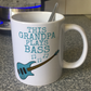 Bass Guitar Father's Day Mug - This Grandpa Plays Bass - Bassist Musician Gift