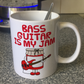 Funny Bass Guitar Mug - Playing Bass Guitar Is My Jam - Gift For Bassist - Music Teacher Gift