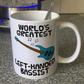 Left Handed Bass Guitar Mug - World's Greatest Left-Handed Bassist - Gift For Lefty Musician