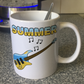 Bass Guitar Summer Mug - Bassist Gift - Summer Musician Mug