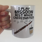 Bassoon Coffee Mug - I Play Bassoon Best When Caffeinated - Bassoonist Woodwind Musician Gift