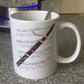 Bassoon Music Notation Mug (Colour) - Gift For Bassoonist - Woodwind Musician Gift