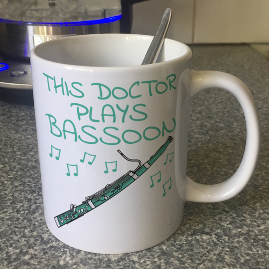 Doctor Bassoon Mug - This Doctor Plays Bassoon - Bassoonist Gift For Doctor