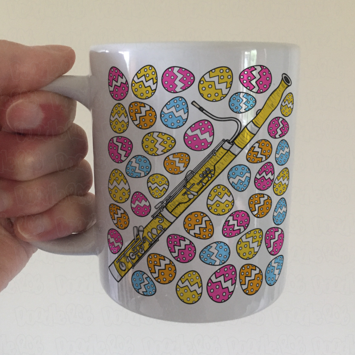 Easter Bassoon Mug - Bassoonist Mug - Easter Musician Gift