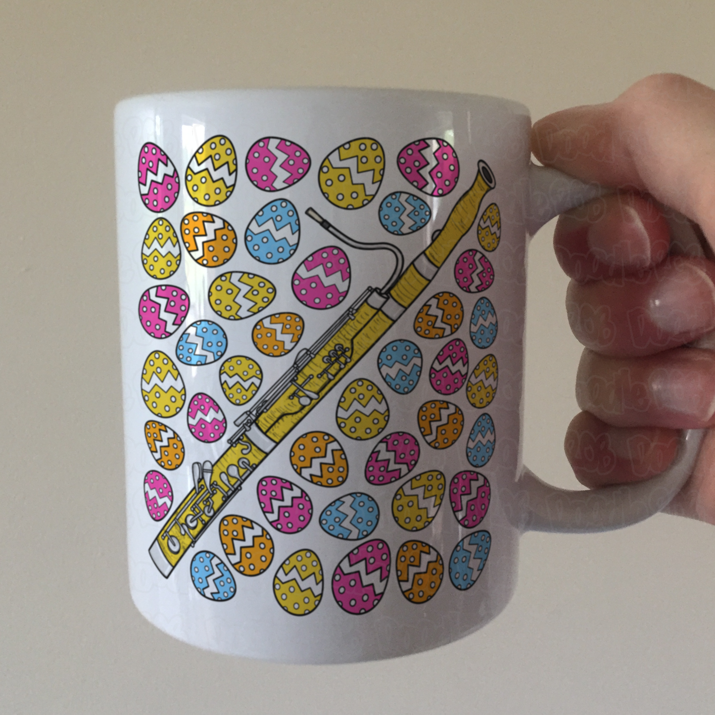 Easter Bassoon Mug - Bassoonist Mug - Easter Musician Gift