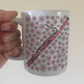 Bassoon Floral Mug (Pink Flowers) - Female Bassoonist - Woodwind Musician Gift For Girl