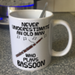 Funny Bassoon Mug - Never Underestimate An Old Man Who Plays Bassoon - Bassoonist Woodwind Musician Gift For Him