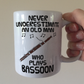 Funny Bassoon Mug - Never Underestimate An Old Man Who Plays Bassoon - Bassoonist Woodwind Musician Gift For Him