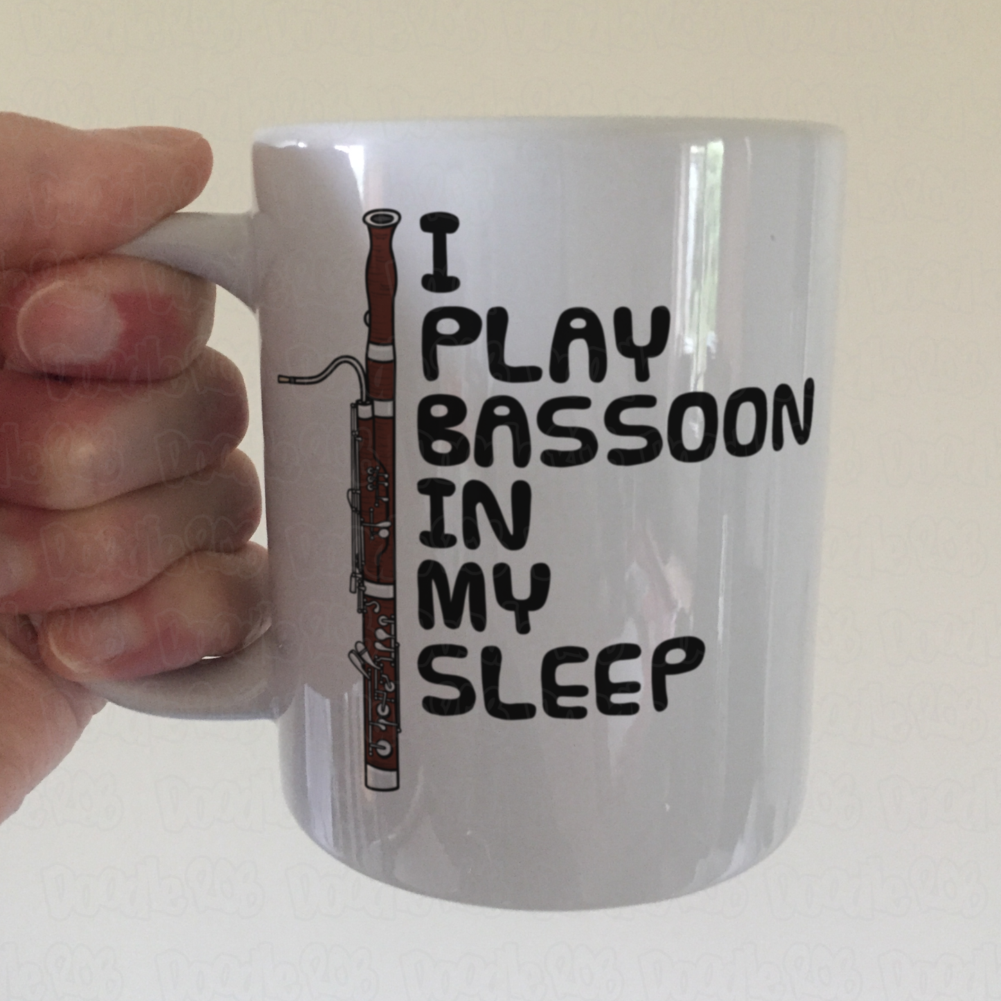 Funny Bassoon Mug - I Play Bassoon In My Sleep - Bassoonist Woodwind Musician Gift