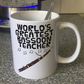Bassoon Teacher Mug - World's Greatest Bassoon Teacher - Woodwind Teacher Gift