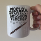 Bassoon Teacher Mug - World's Greatest Bassoon Teacher - Woodwind Teacher Gift