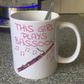 Pink Bassoon Mug - This Girl Plays Bassoon - Female Bassoonist Gift - Woodwind Musician Gift