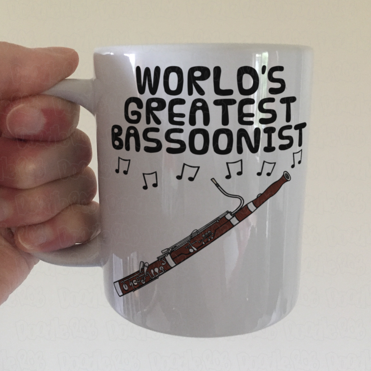Bassoonist Mug - World's Greatest Bassoon Player - Woodwind Teacher Gift