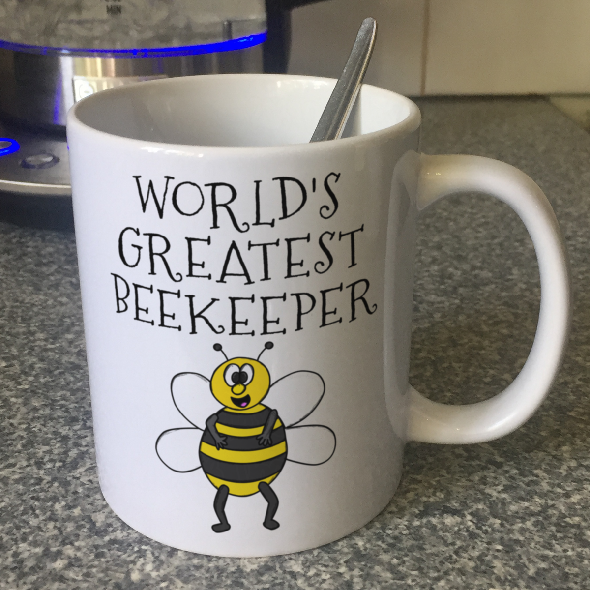 Funny Beekeeper Mug - World's Greatest Beekeeper - Gift For Apiarist - Cute Bee Mug