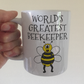 Funny Beekeeper Mug - World's Greatest Beekeeper - Gift For Apiarist - Cute Bee Mug