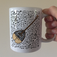 Bouzouki Musical Notes Mug - Greek Musician Gift