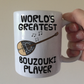 Funny Bouzouki Mug - World's Greatest Bouzouki Player - Greek Musician Gift