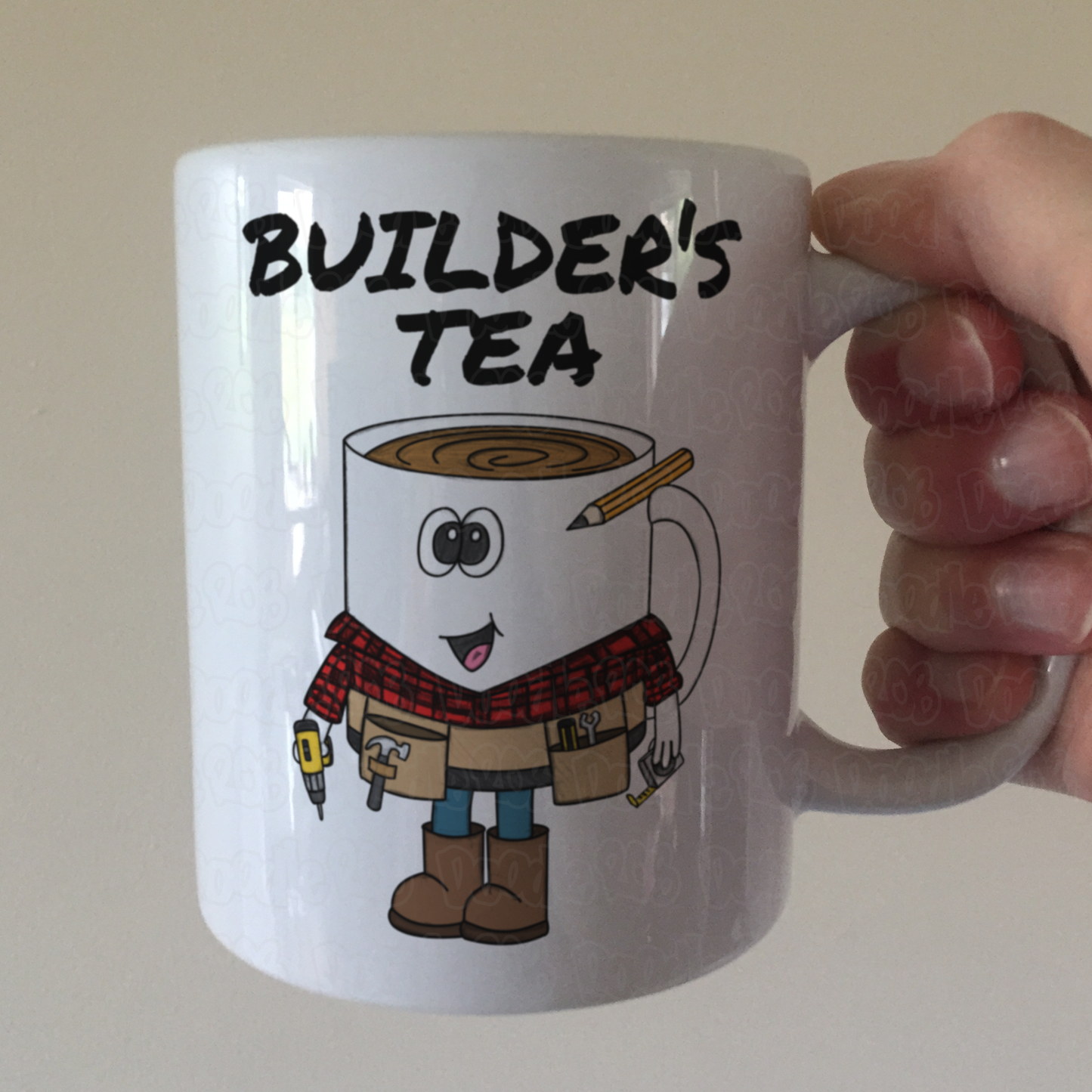 Funny Builder's Tea Mug - Gift For Construction Worker - Carpenter Handyman Gift