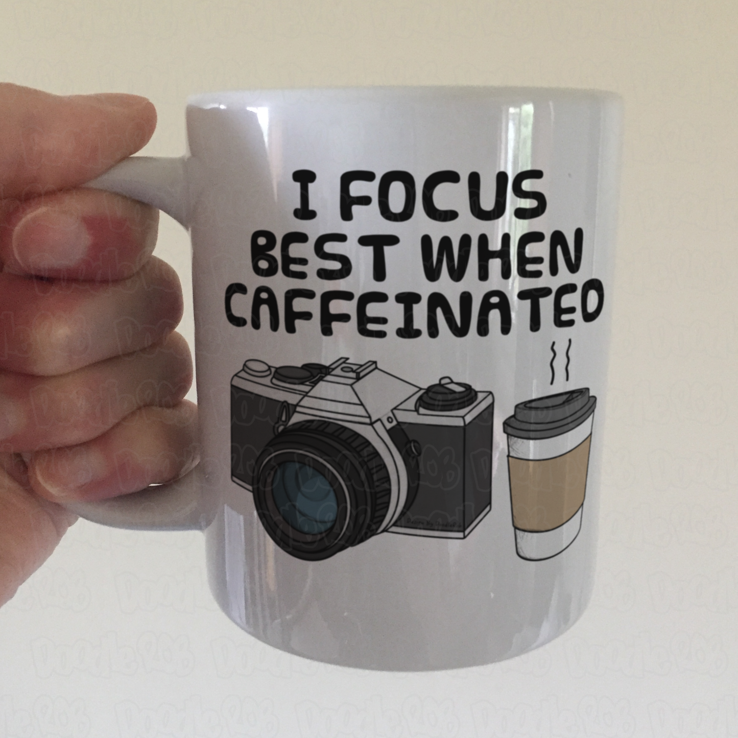 Camera Photographer Coffee Mug -  I Focus Best When Caffeinated - Funny Photography Gift
