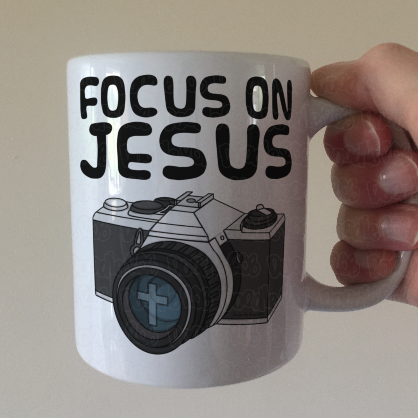 Christian Photographer Mug - Focus On Jesus - Gift For Camera Enthusiast - Funny Church Gift