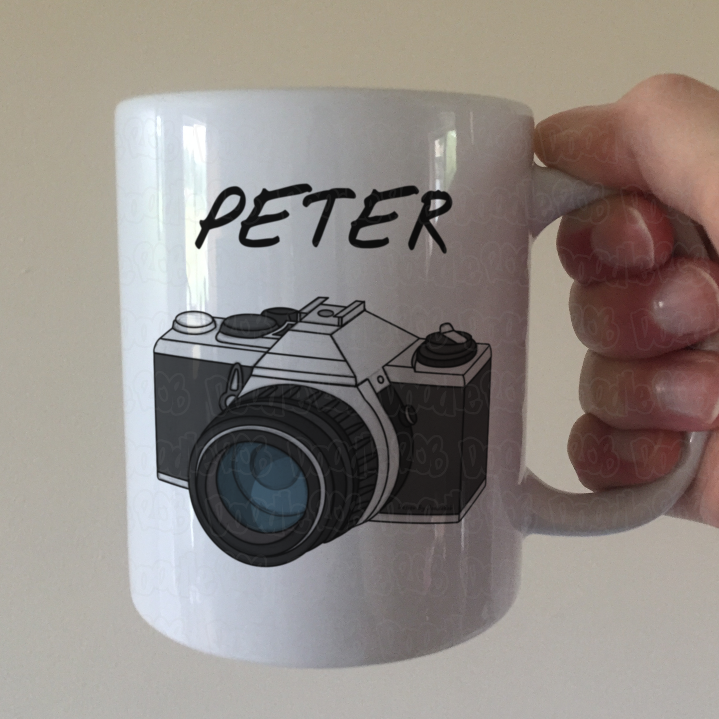 Photographer Personalised Mug - Vintage Camera Custom Mug - Photography Enthusiast Gift