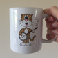 Cat Playing Banjo Mug - Funny Banjoist Mug - Music Gift For Cat Lover - Music Teacher Cat Mug