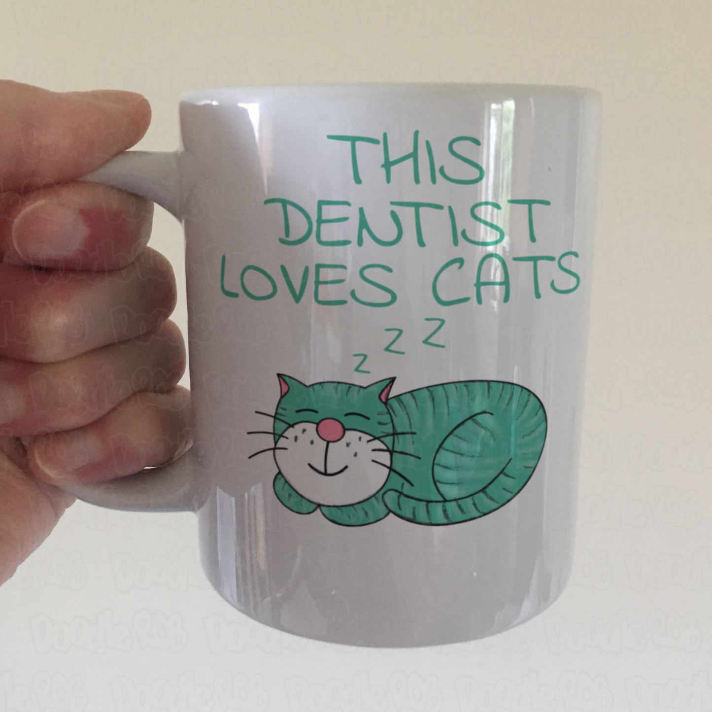 Dentist Cat Mug - This Dentist Loves Cats - Gift For Dentist