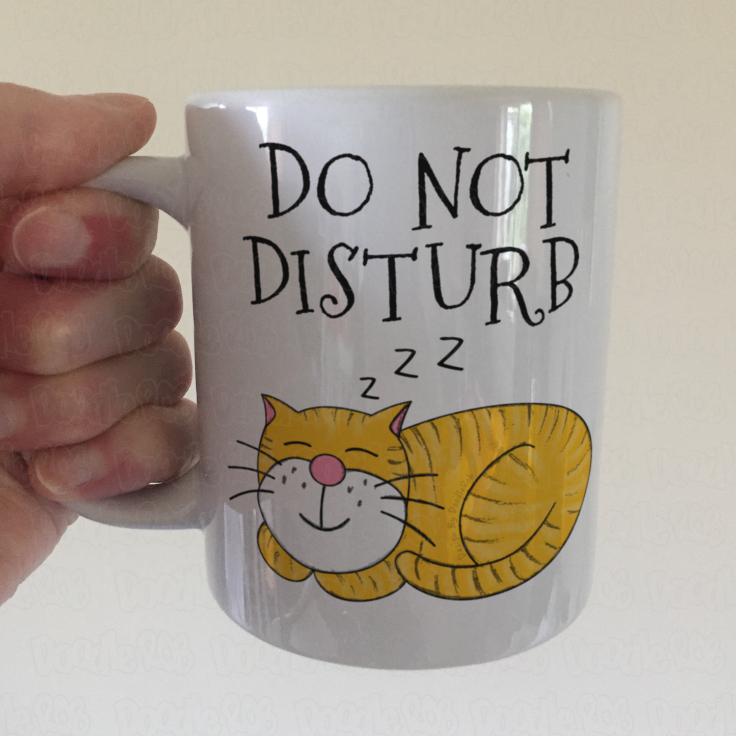 Sleeping Cat Mug - Do Not Disturb Mug - Cat Gift For Mum - Funny Retirement Mug