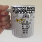 Cat Flugelhorn Mug - Practice Makes Purrrfect - Gift For Hornist - Brass Musician Gift