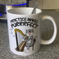 Cat Harp Mug - Practice Makes Purrrfect - Funny Gift For Harpist - Orchestra Musician Gift