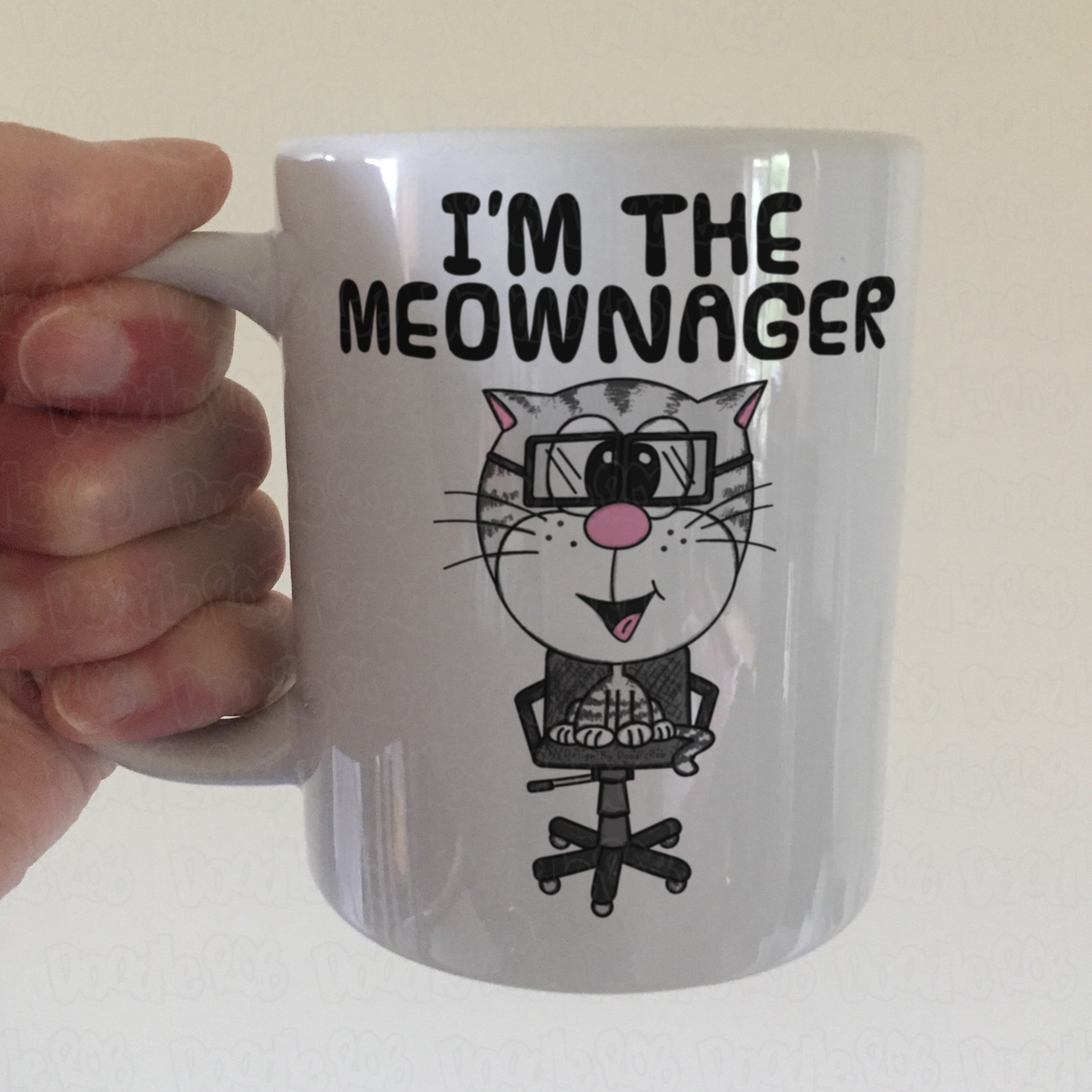 Cat Manager Mug - I'm The Meownager - Funny Office Mug - Gift For Business Owner