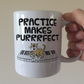 Cat Piano Mug - Practice Makes Purrrfect - Gift For Pianist - Music Teacher Cat Mug
