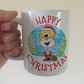Cat Christmas Mug - Cat Lover Xmas Gift - Santa Claus Mug - Funny Animal Xmas Gift