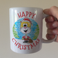 Cat Christmas Mug - Cat Lover Xmas Gift - Santa Claus Mug - Funny Animal Xmas Gift
