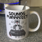 Cat Sound Engineer Mug - Sounds Purrrfect - Gift For Audio Engineer - Funny Musician Mug