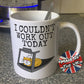 Funny Fitness Mug - Cat On A Treadmill - I Couldn't Work Out Today - Gift For Gym Goer - Personal Trainer Gift