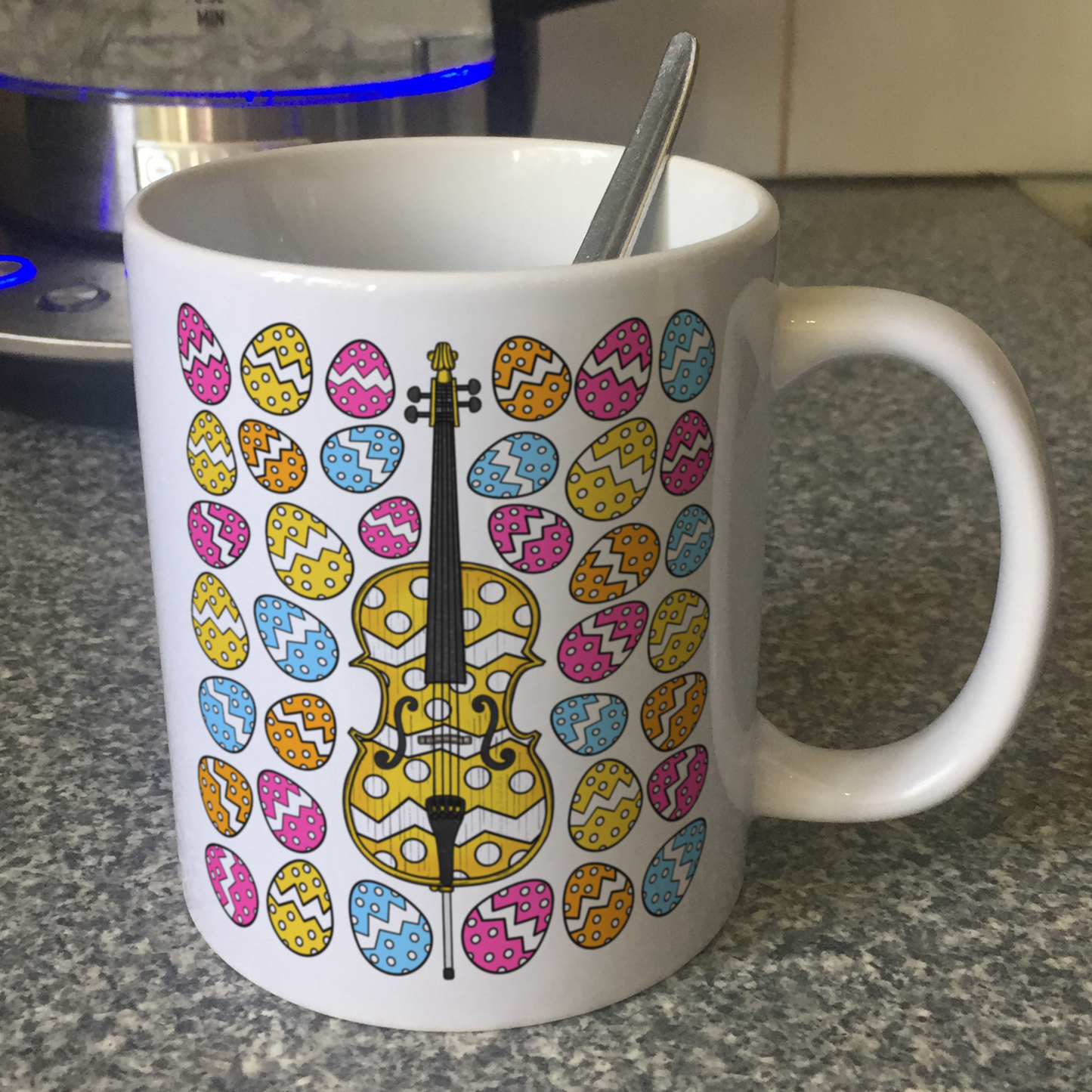 Easter Cello Mug - Cellist Mug - Easter Musician Gift