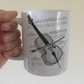 Cello Music Notation Mug - Cellist Mug - String Musician Gift