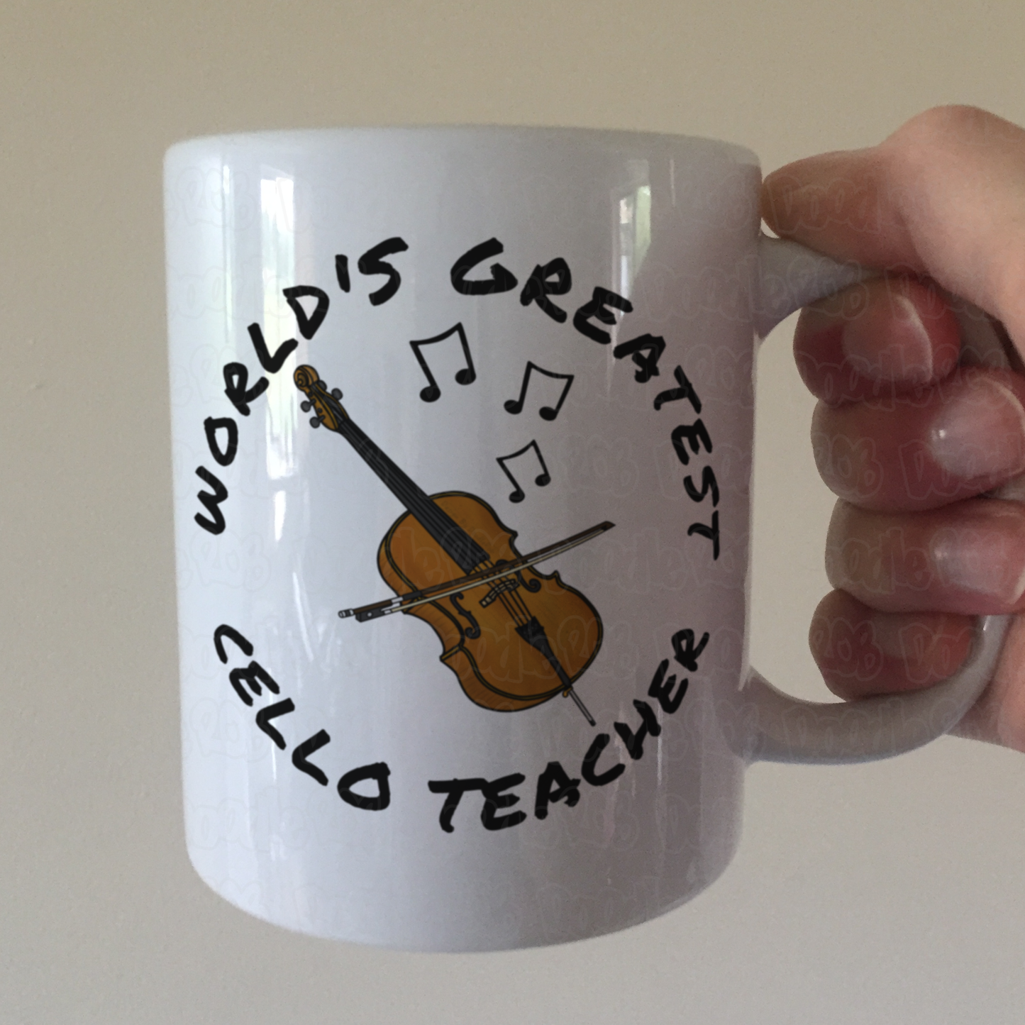 Cello Teacher Mug - World's Greatest Cello Teacher - String Teacher Gift