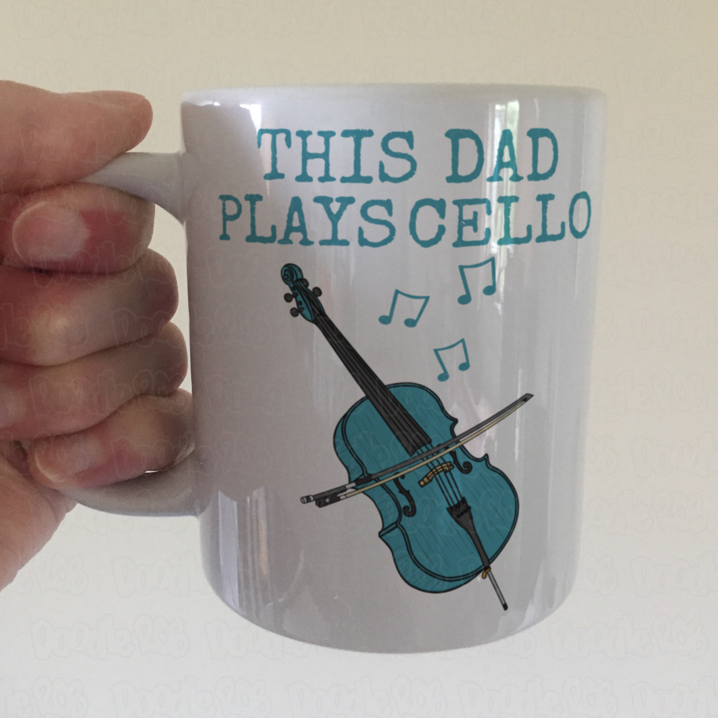 Cello Father's Day Mug - This Dad Plays Cello - Cellist Musician Gift