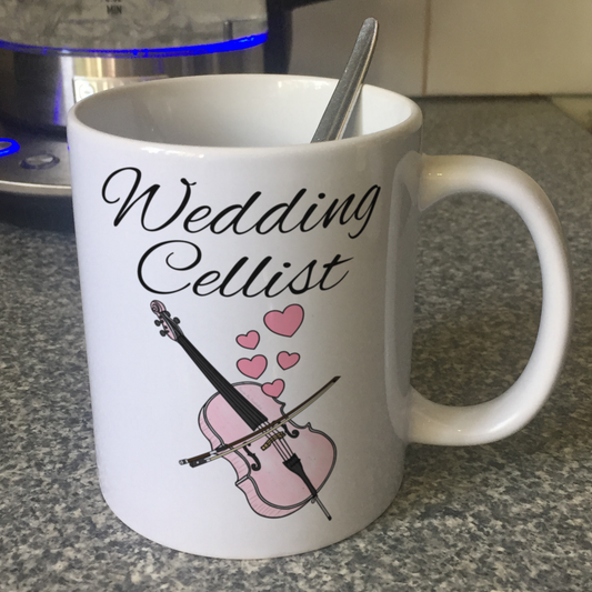 Cello Wedding Mug - Cellist String Musician Gift