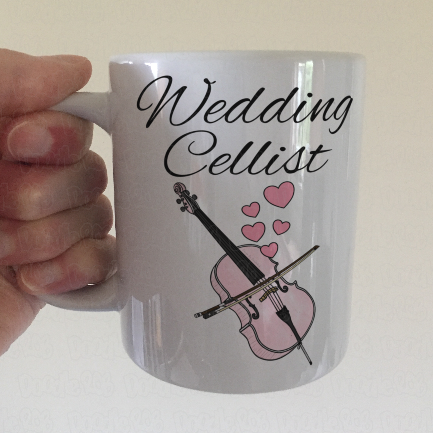 Cello Wedding Mug - Cellist String Musician Gift