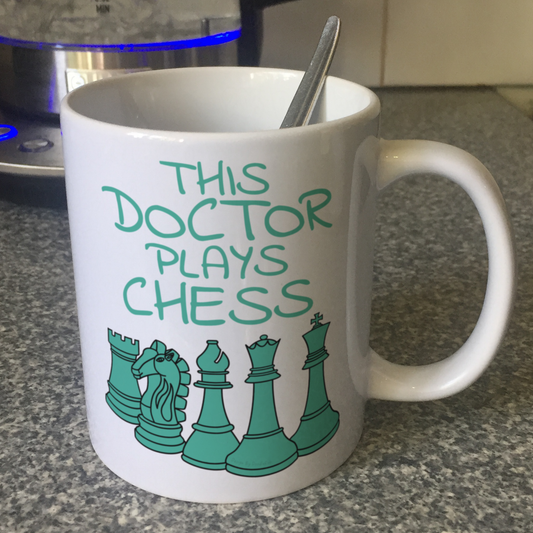 Doctor Chess Mug - This Doctor Plays Chess - Gift For Doctor