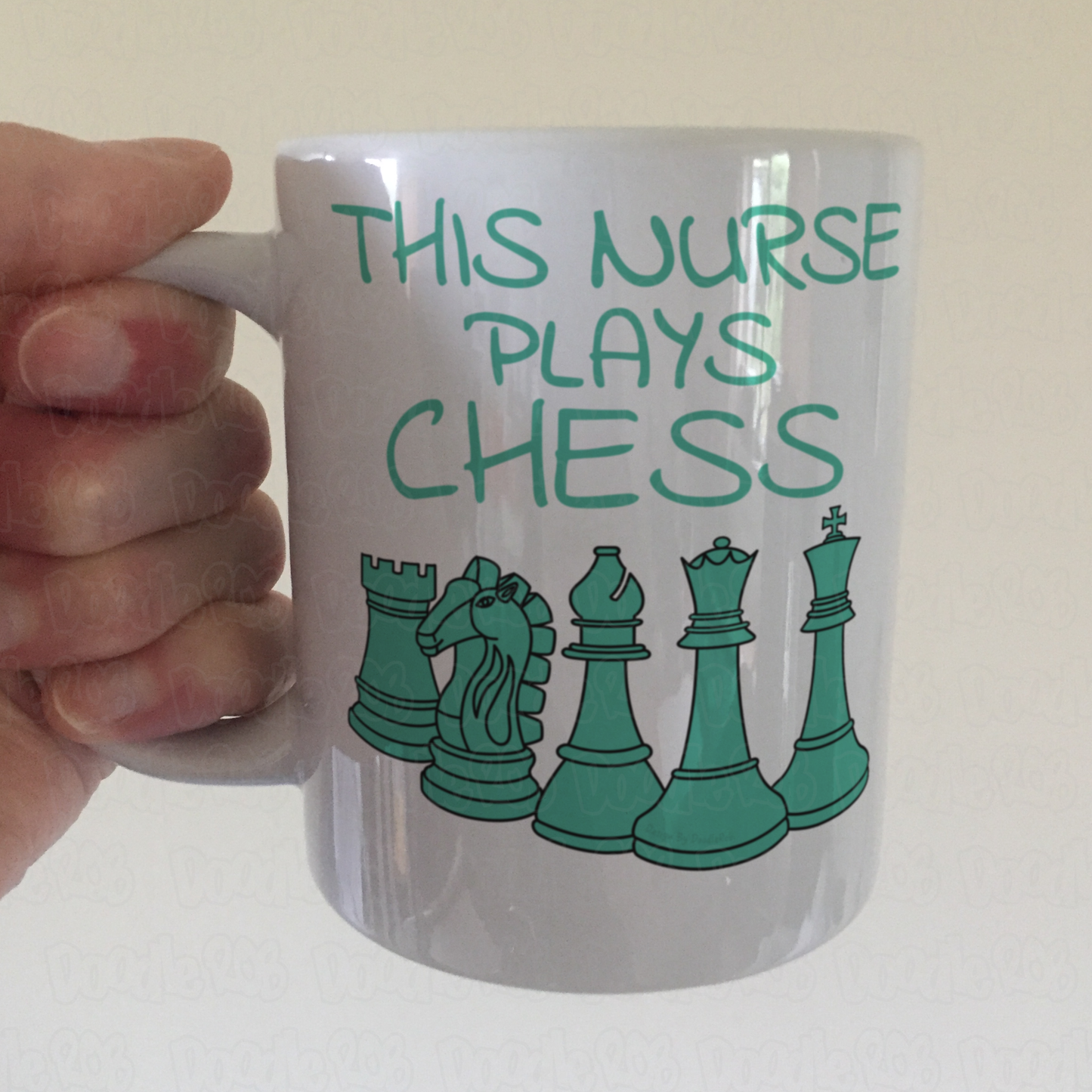 Nurse Chess Mug - This Nurse Plays Chess - Gift For Nurse