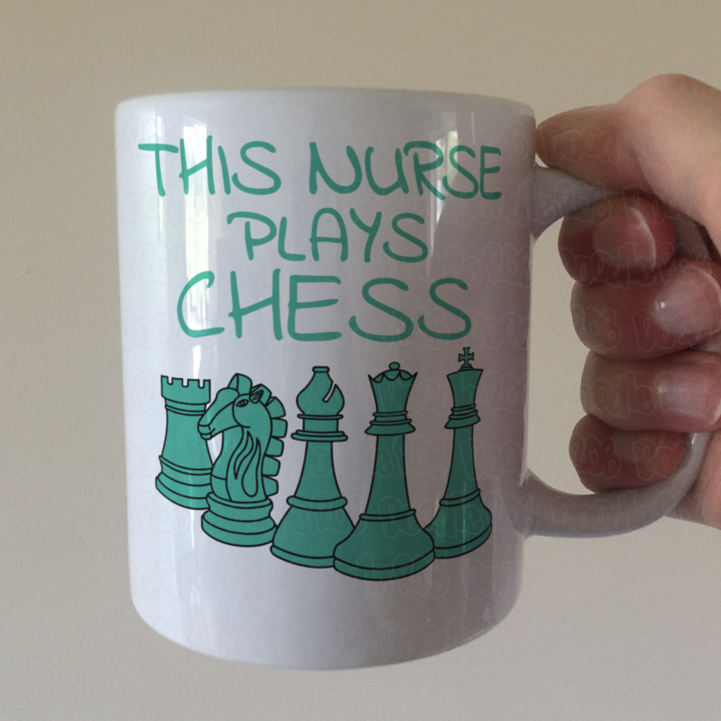 Nurse Chess Mug - This Nurse Plays Chess - Gift For Nurse