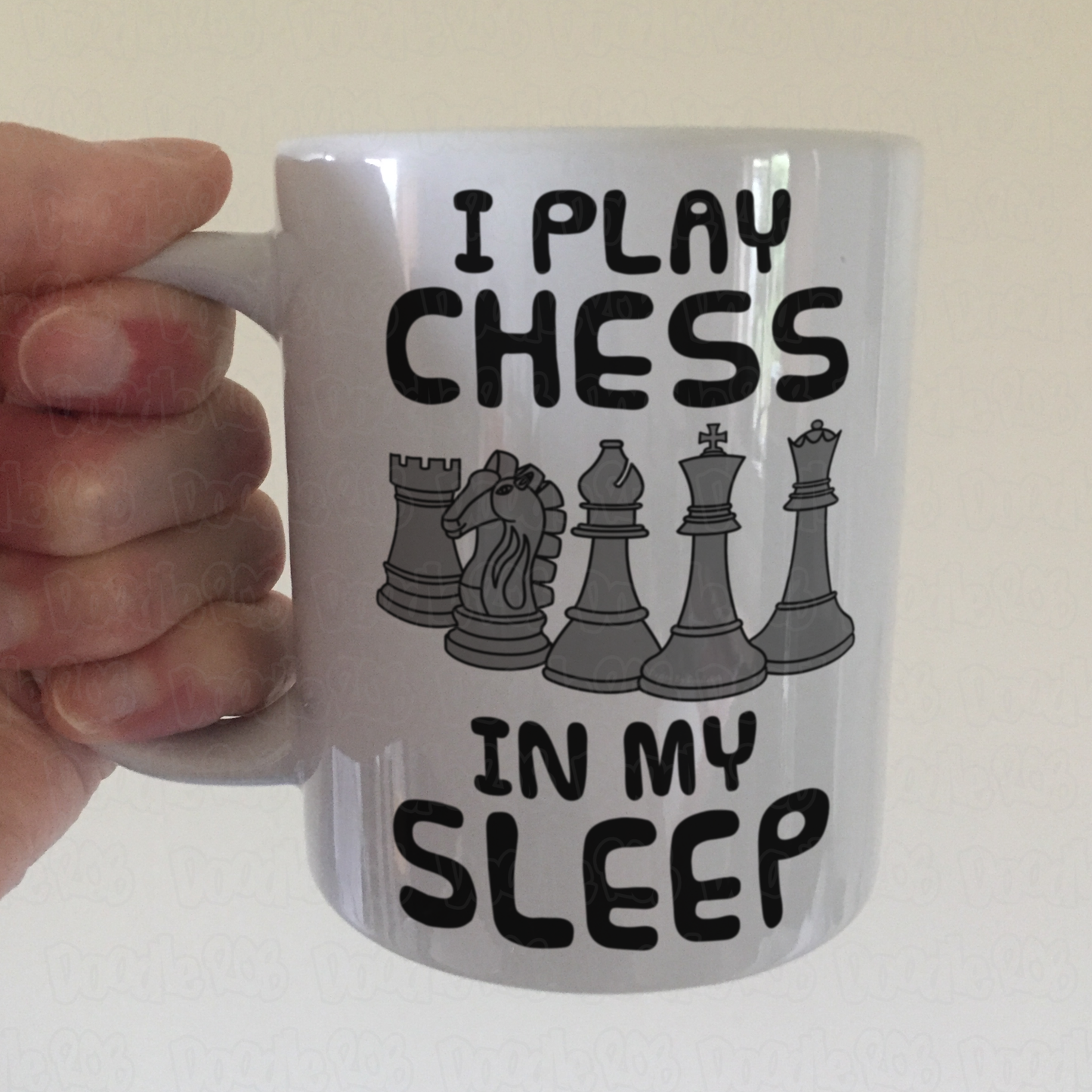 Funny Chess Mug - I Play Chess In My Sleep - Chess Player Gift